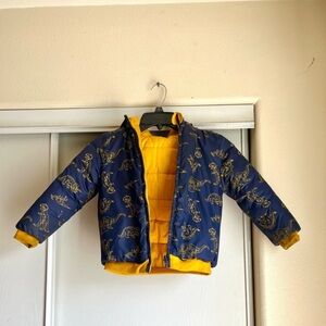 Cute dinosaurs puffer jacket